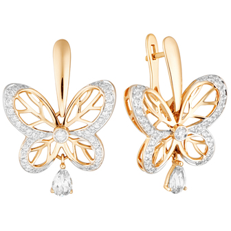 Серьги кл3522а-20 Золото