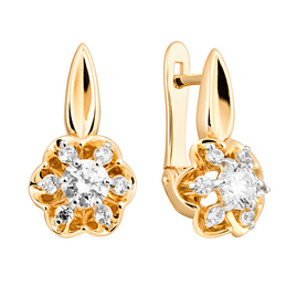 Серьги кл1759а-62 Золото