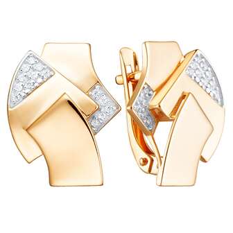 Серьги кл4341а-01 Золото