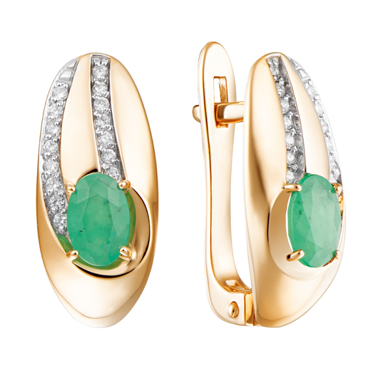 Серьги 2021884 Золото