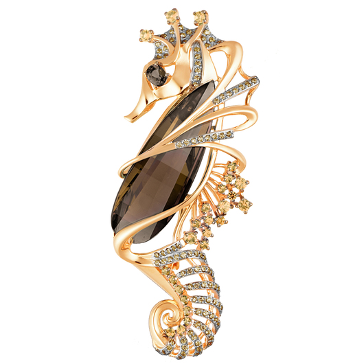 Брошь бш122-4 Золото