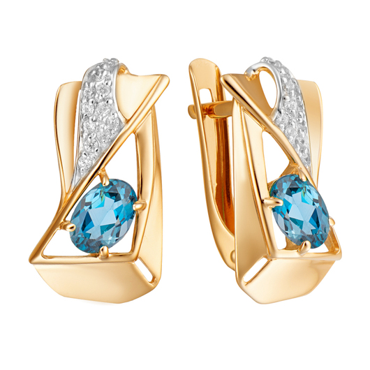 Серьги кл3604а-78 Золото