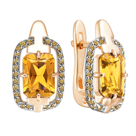 Серьги кл2880а-6 Золото