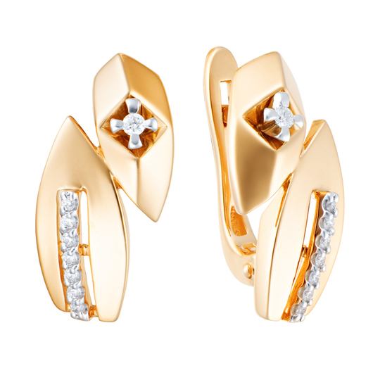 Серьги 1022006 Золото