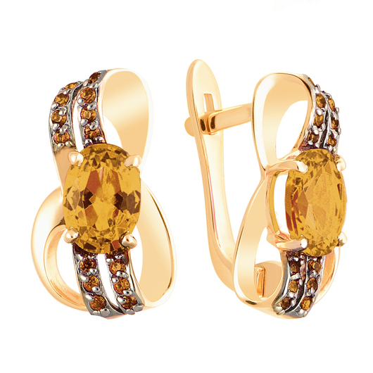 Серьги кл2132а-48 Золото