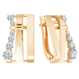 Серьги кл3317а-62 Золото