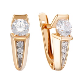 Серьги кл3663а Золото