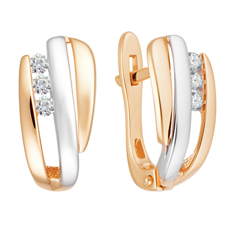 Серьги 1021838 Золото