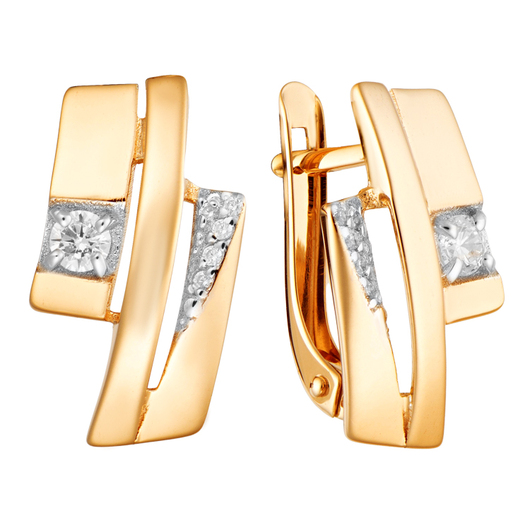 Серьги кл3827а Золото