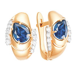 Серьги кл2041а-27 Золото