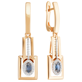 Серьги 3021836 Золото