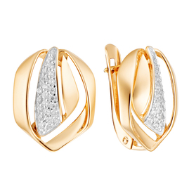 Серьги кл3844а Золото