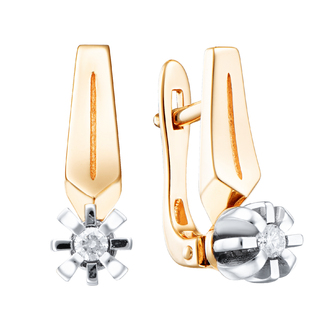 Серьги 1022421 Золото