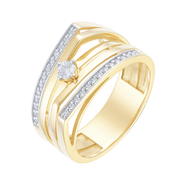 Кольцо кл3968-03 Золото