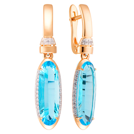 Серьги кл2817а-63 Золото