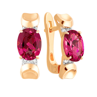 Серьги кл2654а-30 Золото